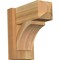 Ekena Millwork Thorton Craftsman Rough Sawn Outlooker, Western Red Cedar, 6"W x 12"D x 12"H OUT06X12X12THR04RWR - alternate 1